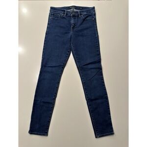 Lucky Brand Ava Skinny Mid Rise Jeans Dark Wash Blue Womens 6/28